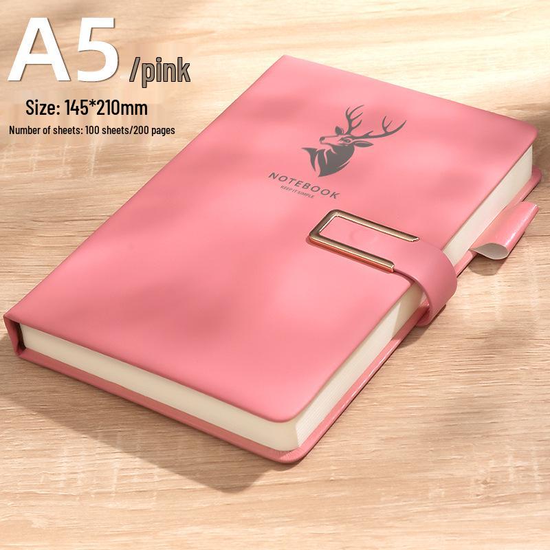 Personalized A5 Business Notebook with Logo - Thick Notebook for Office, Meetings, and Diary Use