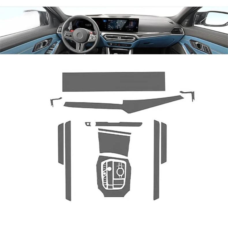 For BMW M3 G80 2023 2024 Invisible Interior TPU Film Full Set Protective Layer Scratch Resistant Car Modification Accessories