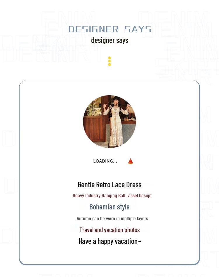 2024 Богемное платье с кисточками и кружевом, с высокой талией, абрикосового цвета - Стройнящий отпускной стиль