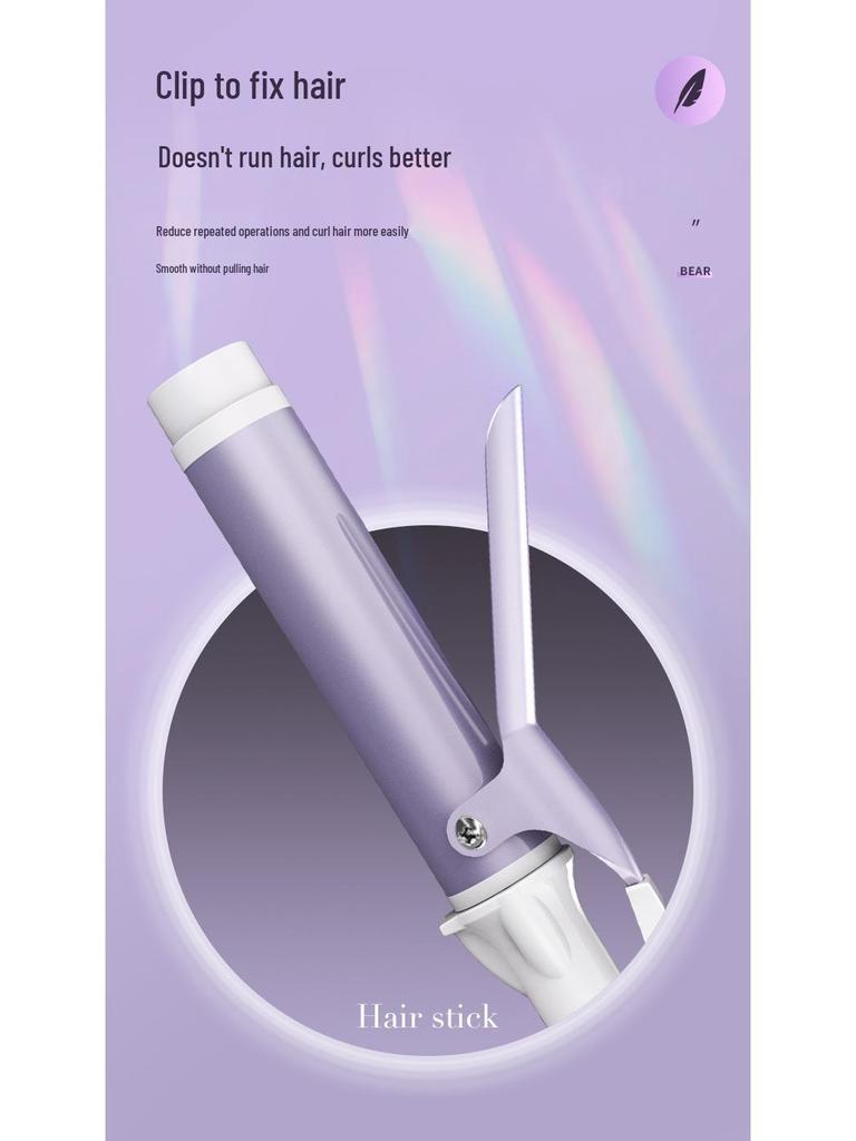 40-мм автоматическая вращающаяся плойка с отрицательными ионами - бережная укладка крупными волнами