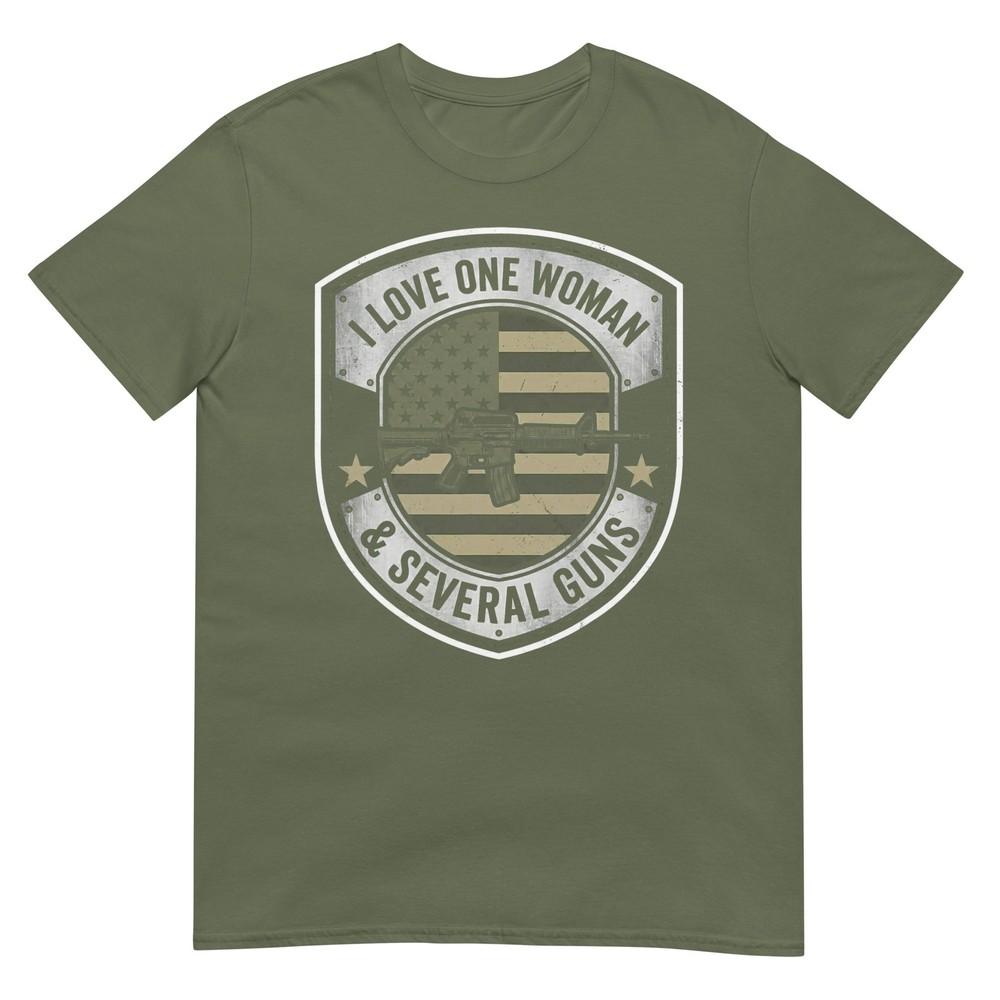 I Love One Unisex Several Guns Husband Funny Gun Unisex TShirt