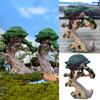 1pc Mini Fairy World Decor Old Tree House Garden Ornament Miniature Figurine Craft