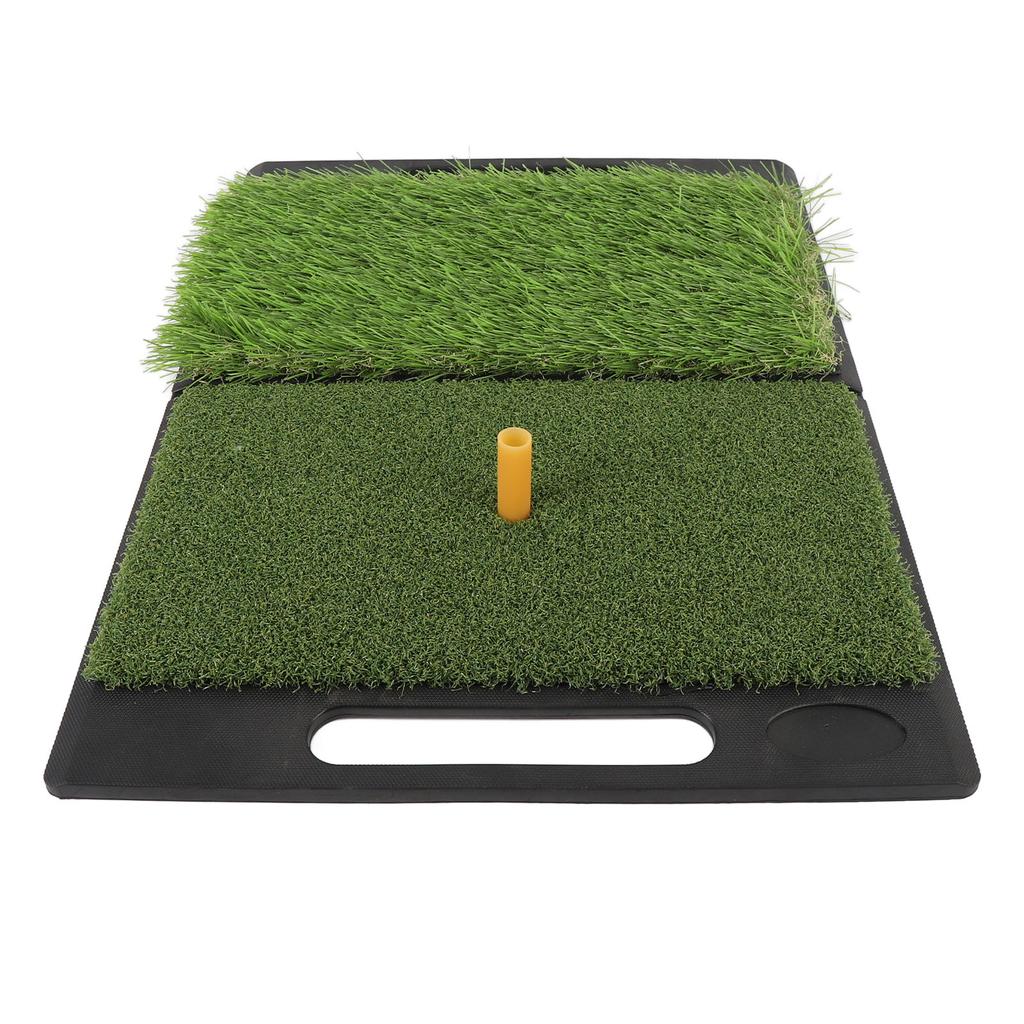 Спортивный тренировочный коврик 2 в 1 PP Turf портативный бункерный тренировочный коврик для помещений и улицы