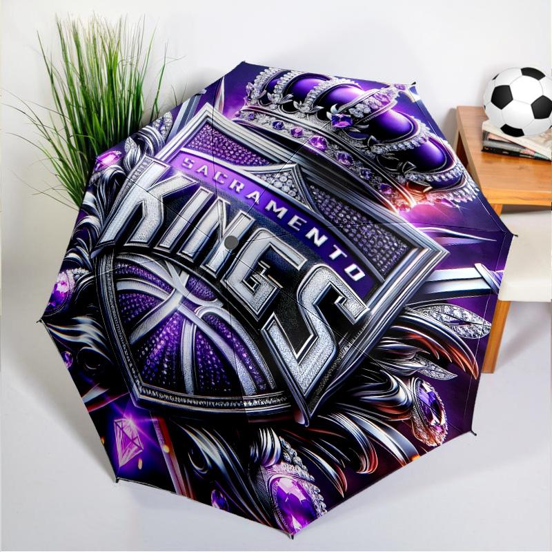 Kings Basketball Umbrella 8-Frame for Travel, Camping, Casual Lightweight Portable Umbrella, Essential for Every Family Holidays Gift