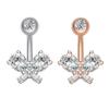 Stainless Steel Belly Button Rings Curved Body Piercing Jewelry Belly Piercings  Party Decoration