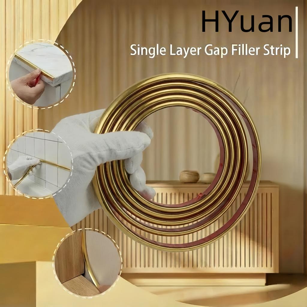 HYuan 1 шт. 3 метра/118,11 дюйма самоклеящаяся однослойная декоративная ПВХ-лента, для потолка, стены, рамы двери, окна, настенная декоративная лента