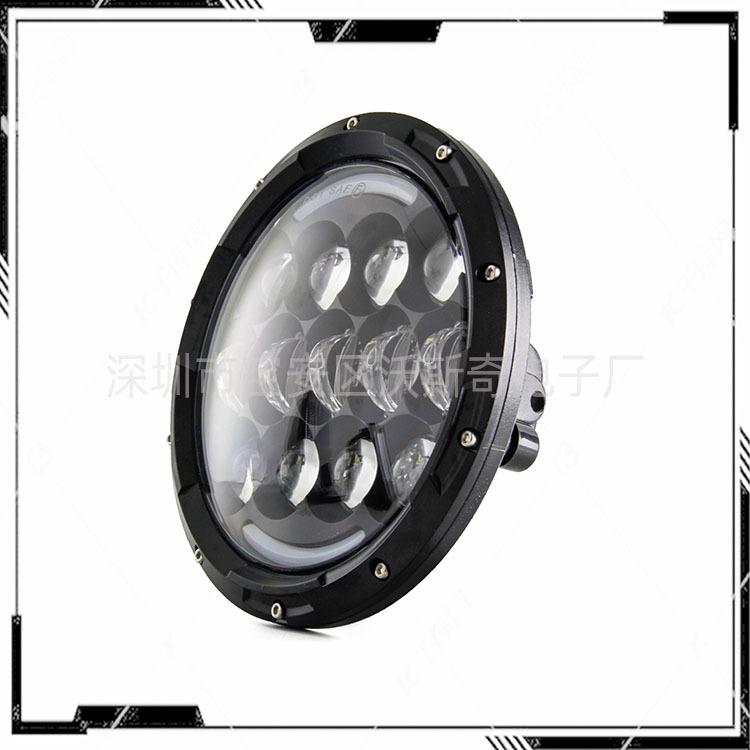 78 Вт светодиодная 7-дюймовая фара для Jeep Wrangler и Harley Davidson Street Glide