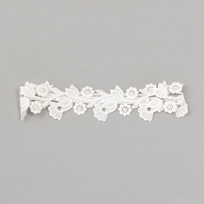Корейские детские белые кружевные повязки на голову с короной и стразами, повязки принцессы с цветами для девочек, аксессуары для волос для новорожденных, фотография