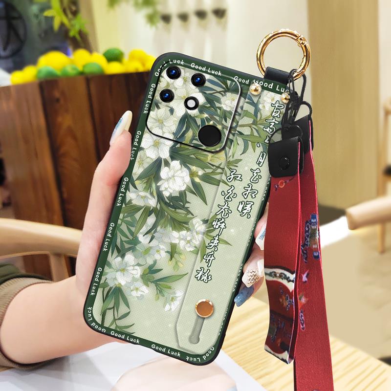 Пылезащитный задний чехол для телефона OPPO Realme Narzo 50A, водонепроницаемый, для пожилых людей, грязеотталкивающий, держатель для телефона, ударопрочный