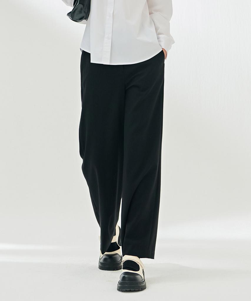 CHASECULT Women'S Elastic Waist Wide Slacks-Darg2262B03