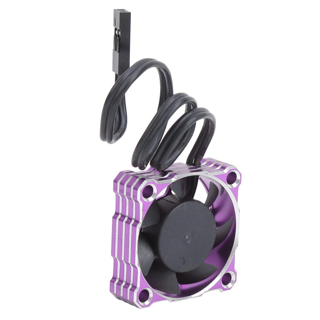 Вентилятор охлаждения для радиоуправляемой машины, водонепроницаемый, для соревнований, высокоскоростной двигатель 16000 об/мин 30 x 30 мм 59 В(фиолетовый )