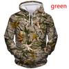 Hunting Camo 3D Print Hoodie Men Women Hooded Sweatshirt Popular Sweater Camouflage Casual Street Sportswear Cool Tops