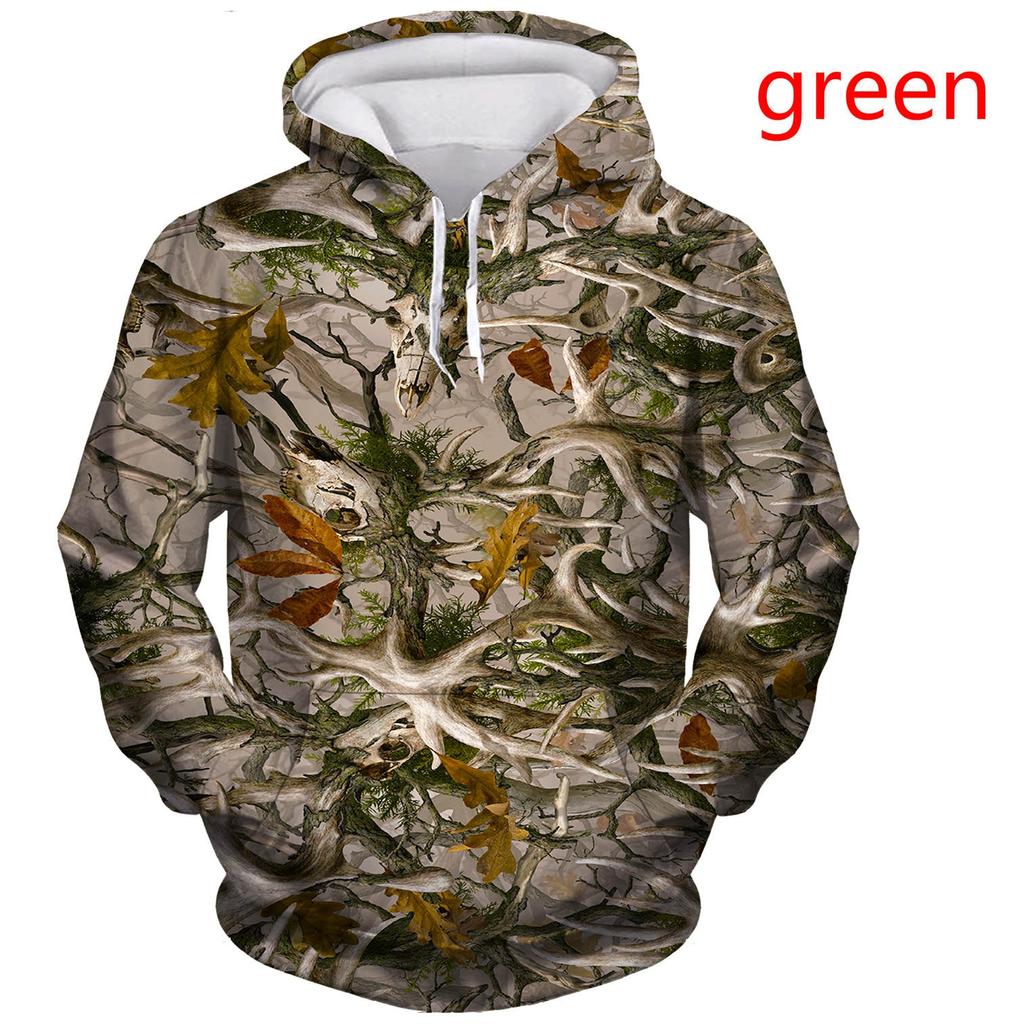 Hunting Camo 3D Print Hoodie Men Women Hooded Sweatshirt Popular Sweater Camouflage Casual Street Sportswear Cool Tops