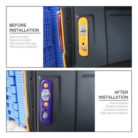 Inner Tailgate Trunk Door Lock Decor Cover Trim For Ford Bronco -25 Purple