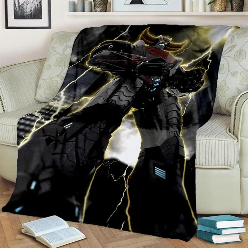 Одеяло с рисунком НЛО, робот-грендайзер, аниме, мягкое одеяло для дома, спальни, кровати, дивана, пикника, путешествия, офиса, одеяло, детское одеяло