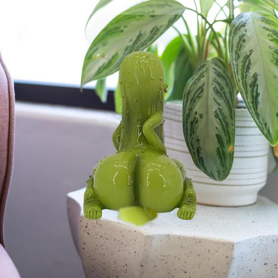 Сексуальное украшение в виде соленья, ручная работа, статуэтка пикантного соленья из смолы, настольная дерзкая фигурка в виде соленья, розыгрыш, подарок для любителей солений