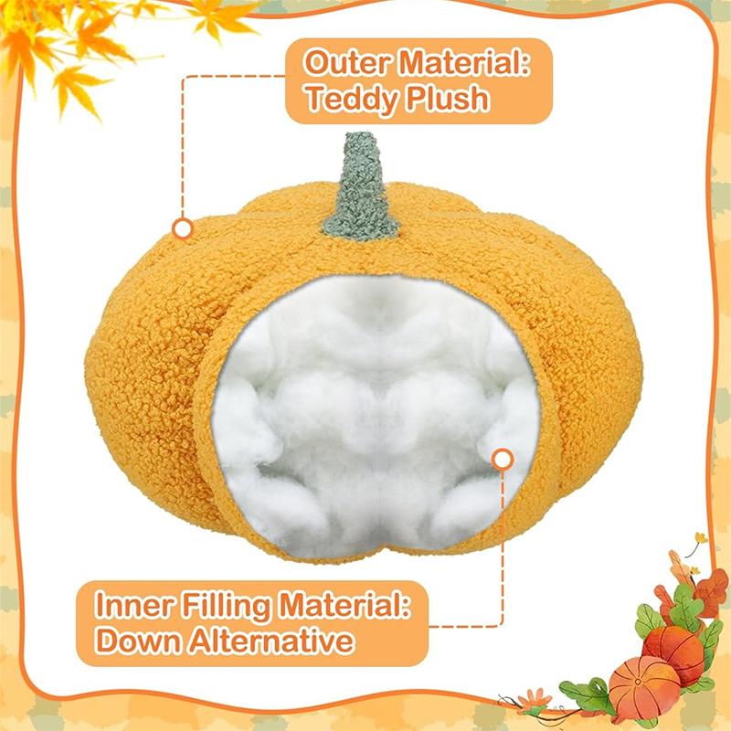 LMETJMA Pumpkin Pillow Soft Pumpkin Plush Throw Pillows Cushion Sofa Throw Pillows Stuffed Pumpkin Decor For Car Bedroom JT412