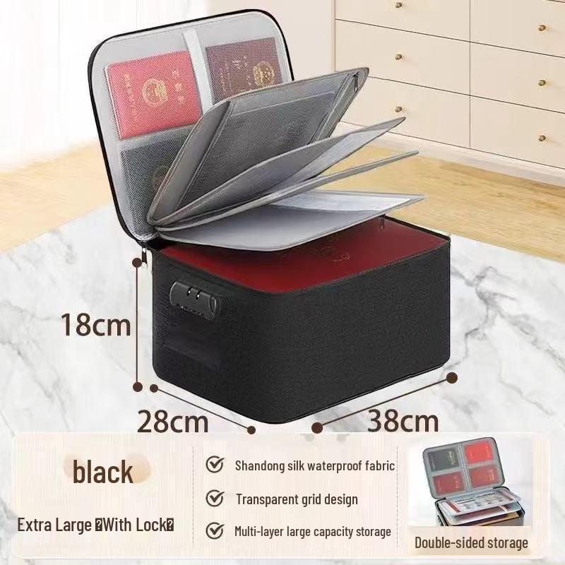 Многослойная дорожная сумка для хранения карт и документов