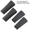 Xiaomi 4Pcs Leather Handlebar Grip Cover For Tesla Model 3 Y Highland 2024-2026 Door Handle Gloves Handle Protection Cover Accessories