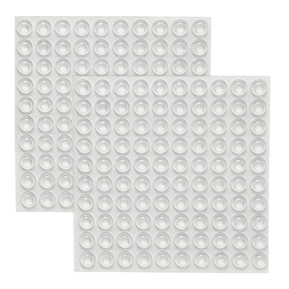 200pcs Noise Reduction Self Adhesive Bumpers Rubber Furniture Pads For Picture Frames