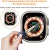 3 шт. Защитная пленка из закаленного стекла с полным покрытием для Apple Watch Ultra 2 9 8 Iwatch 49 мм 49 мм 2022 2023 Защитная пленка Защитные аксессуары