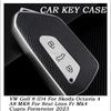 Новый Дизайн Кожаный ТПУ Чехол для Ключа Автомобиля Оболочка Брелок Для VW Golf 8 ID4 Для Skoda Octavia 4 A8 MK8 Для Seat Leon Fr Mk4 Cupra Formentor 2023