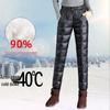 Женские зимние леггинсы 2023 года с высокой посадкой, больших размеров, толстые, хлопковые, на пуху