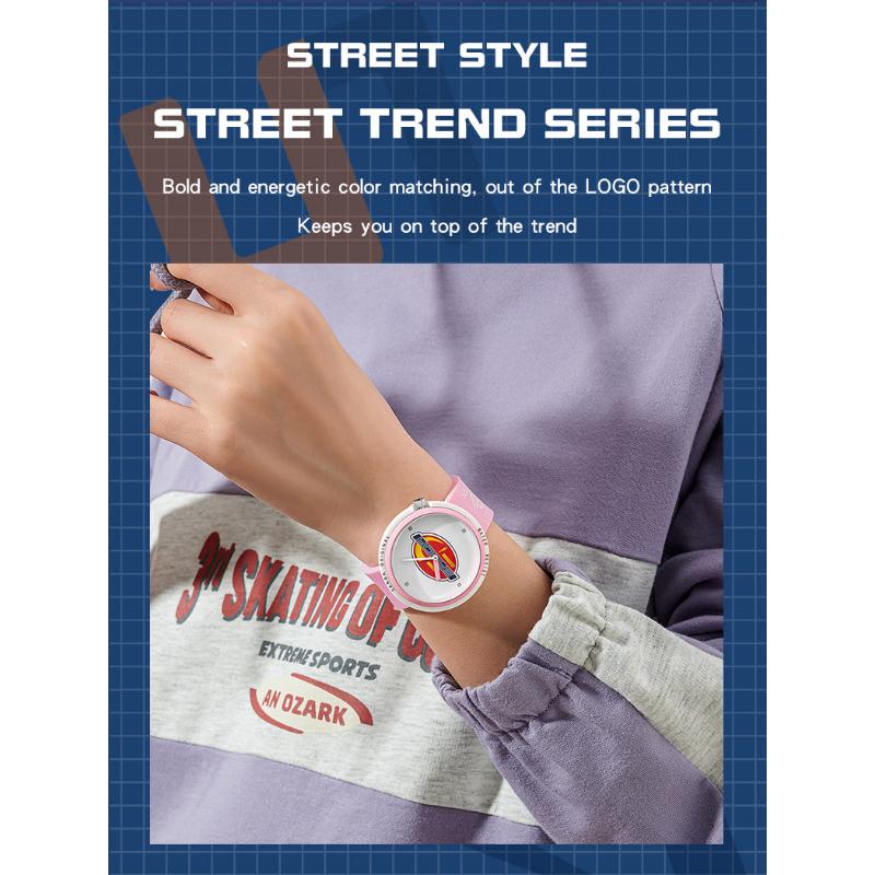 SANDA Новые кварцевые часы с силиконовой лентой, водонепроницаемые студенческие, водонепроницаемые классные часы для мужчин и женщин на открытом воздухе