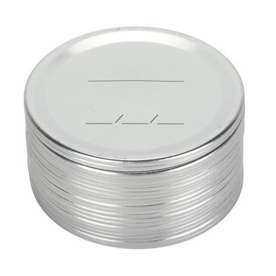 22 шт. Крышки для банок Мейсона Многоразовые металлические раздельные крышки для консервирования с обычным горлышком для солений, джемов 3,4 дюйма