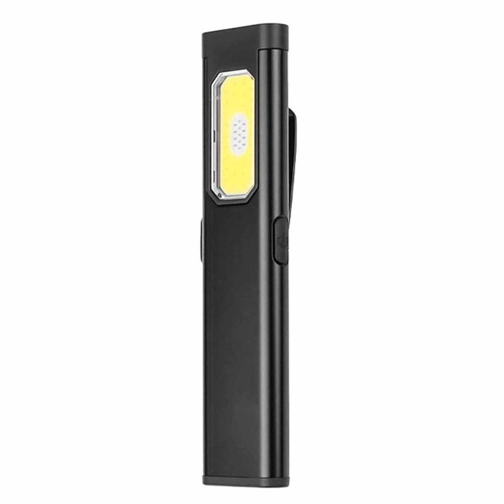 Портативный USB-фонарик – Магнитный задний фонарь с зажимом для ремня, Многофункциональный уличный рабочий фонарь для кемпинга, гаража и