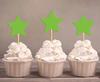 Darling Souvenir Star Shape Cupcake Toppers Birthday Wedding Party Dessert Decorations - Pack Of