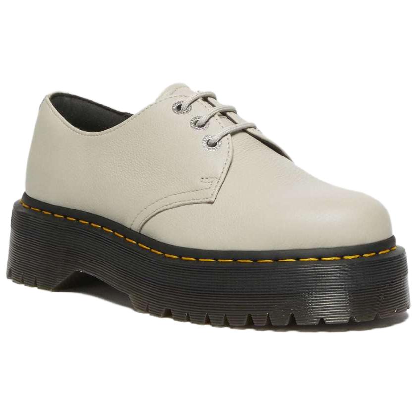 Dr. Martens Кожа Мягкая Толстая Подошва Удобная Повседневная Обувь Женские кроссовки Молочно-Белый 31167773