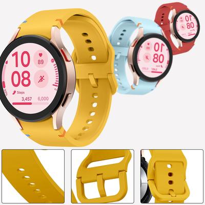 Классический НОВЫЙ силиконовый ремешок для Samsung Galaxy Watch 7 6 5 4 40 мм 44 мм 5Pro 45 мм спортивный браслет для Galaxy Watch 6 Classic 43 мм 47 мм Band