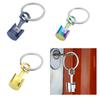 6Pcs/set Heavy Duty Alloy Car Engine Piston Keychain for Automotive Enthusiasts Mechanical Design Keyring Gift
