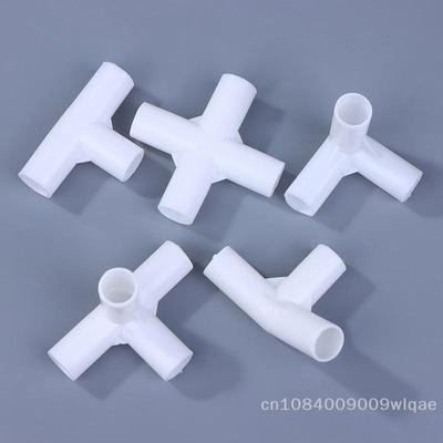 10 шт. Пластиковый 3-сторонний трубный соединитель - 3D Прямоугольный тройник для палаточных стоек и каркасов москитных сеток