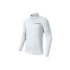 Training Series Solid Color Antibacterial Sports Casual Long Sleeve Polo Shirt Men Tops White-Mist-Gray 152417401-1