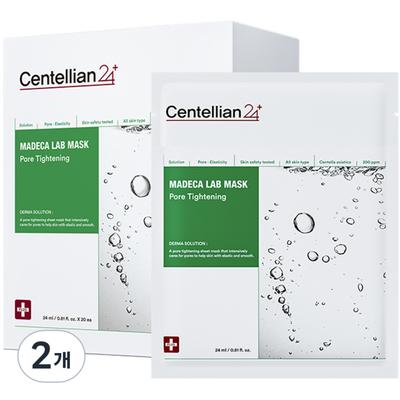 Centellian24 Madeca Lab Pore Tightening Mask Pack, 20 упаковок, 2 упаковки
