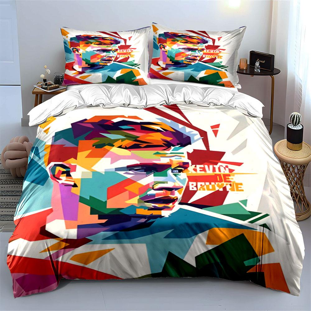 Abstract multicolored portrait design. Bedding sets Duvet cover sets Duvet covers Pillowcases(1* Duvet Cover 2* Pillowcases without duvet insert)