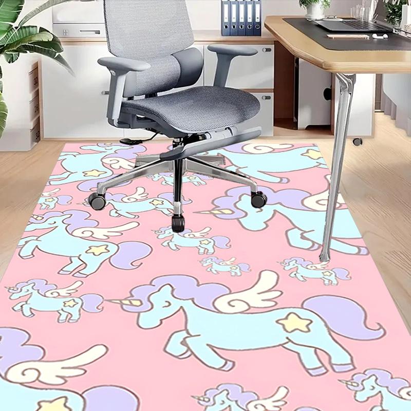 1PC Unicorn Star Carpet Ultra Soft, Thick & Absorbent, Non Slip Machine Washable Mat for Entryway
