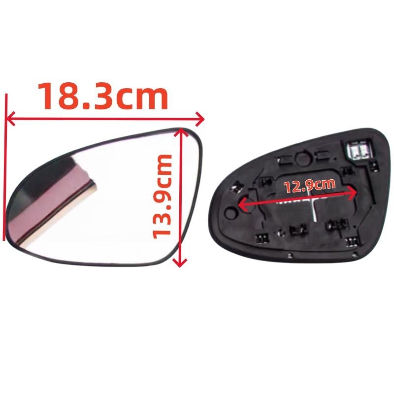 ZRGAE Heated Side Mirror Glass for Toyota Corolla 2014-2018