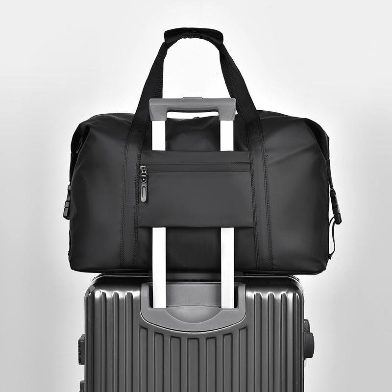 Мужская модная дорожная сумка большой вместимости: Разделение мокрого/сухого, тренажерный зал, плечо и сумка-мессенджер