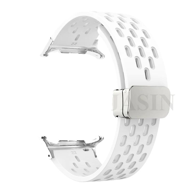 Магнитная застежка без зазоров Силиконовый ремешок Для Samsung Galaxy Watch 8 40мм 44мм/8 Classic 46мм Браслет Galaxy Ultra 2026 47мм