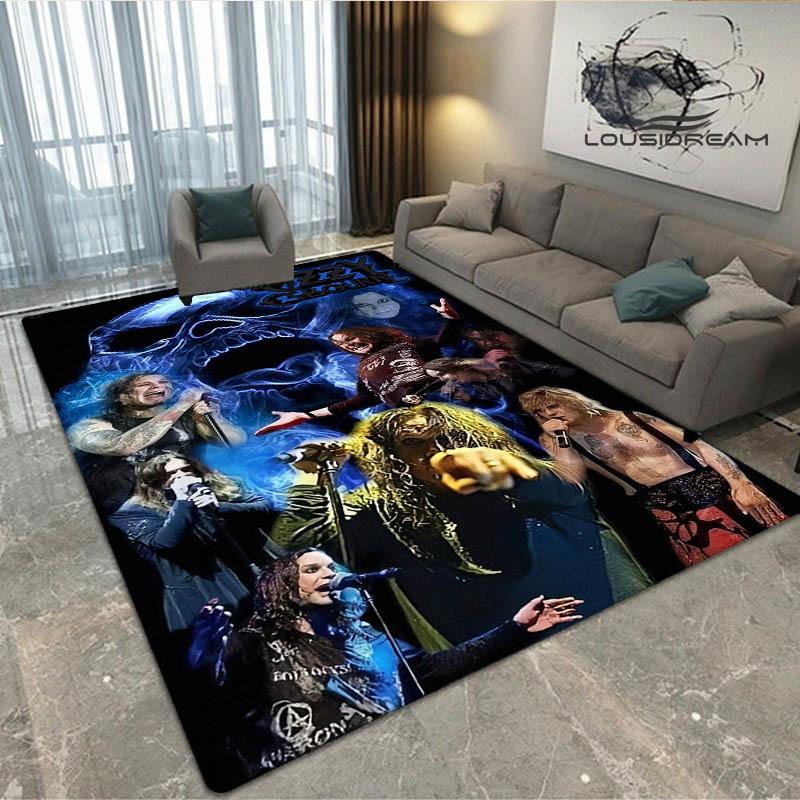Ozzy osbourne printed carpet Living room bedroom non-slip carpets Yoga mat door mat Outdoor carpet kawaii rug birthday gift
