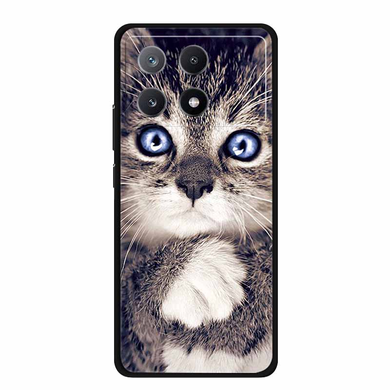 Для Xiaomi Poco F8 Pro Чехол PocoF8 Pro ТПУ Чехол Мягкий Силикон Funda Чехол для Телефона Для Poco F8 Pro Чехол Лев Волк Ударопрочный Coque