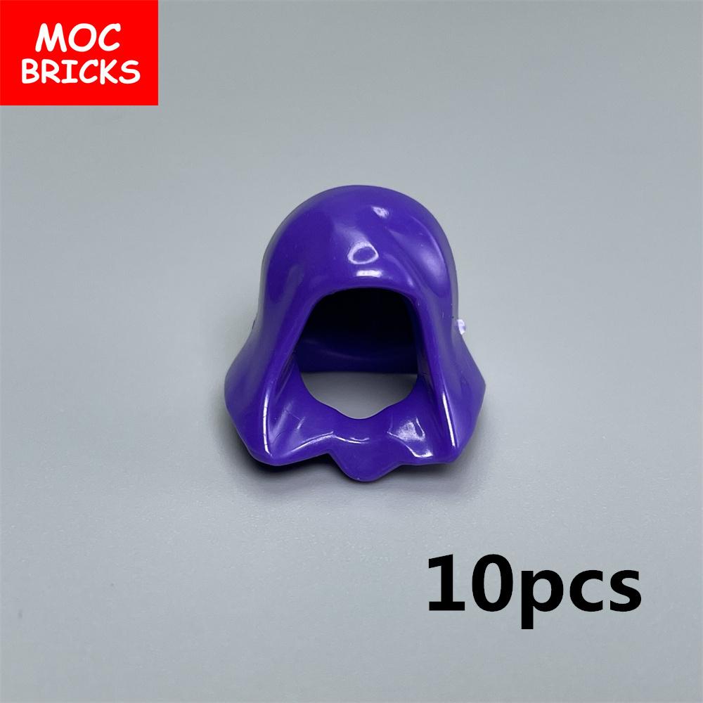 MOC Блоки Головной убор Капюшон Шлем Опущенный 4 см Тело Фигурки Аксессуар для ношения 30381 15428 Строительные кубики Игрушки Детские подарки