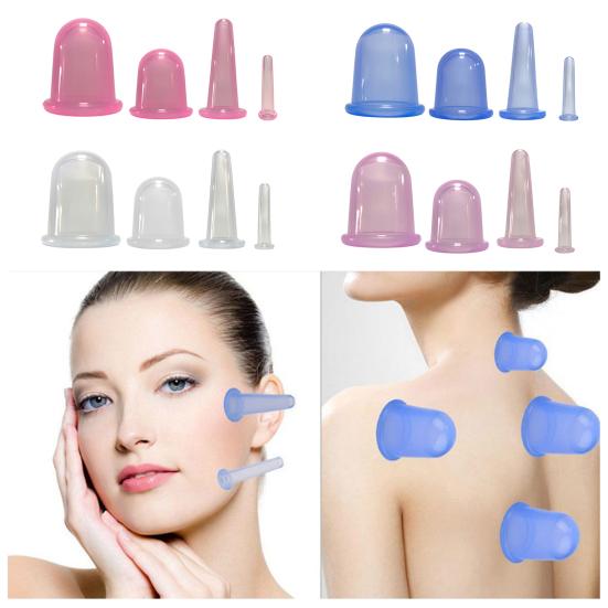 Silicone Cupping Therapy for Facial Beauty Anti Cellulite Cup Massager Vacuum Suction Cups for Improve Blood Circulation Amazing Cellulite Remover