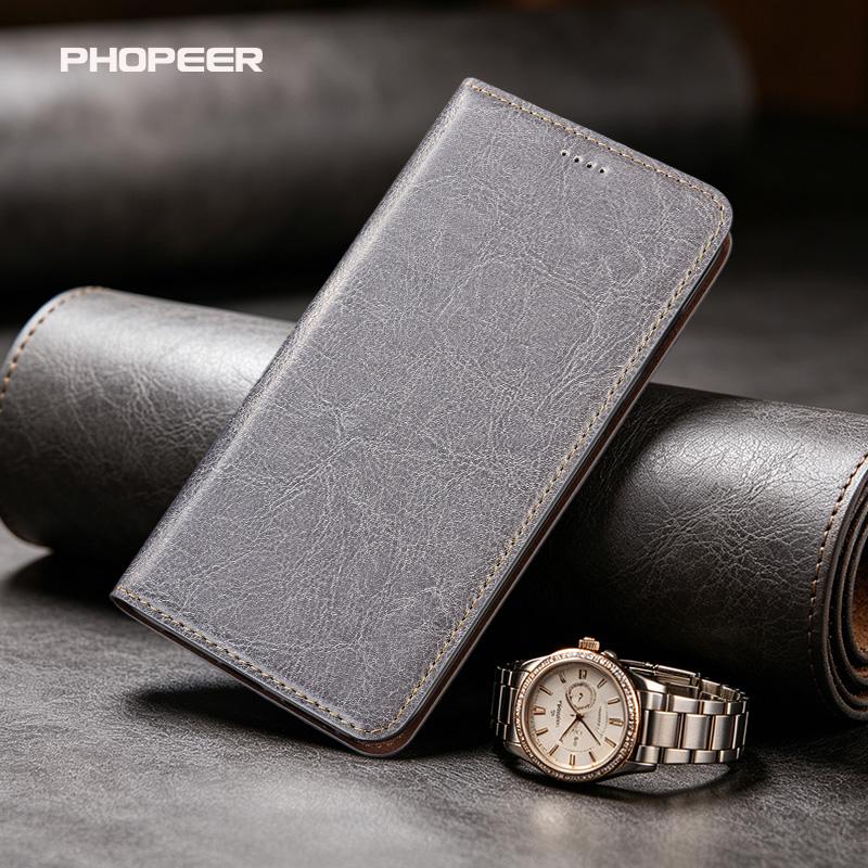 Luxury Genuine Leather Case for Xiaomi Poco X8 X7 X6 X5 X4 X3 Pro Max GT Neo 5G Horse Skin Texture Card Pack Phone Case