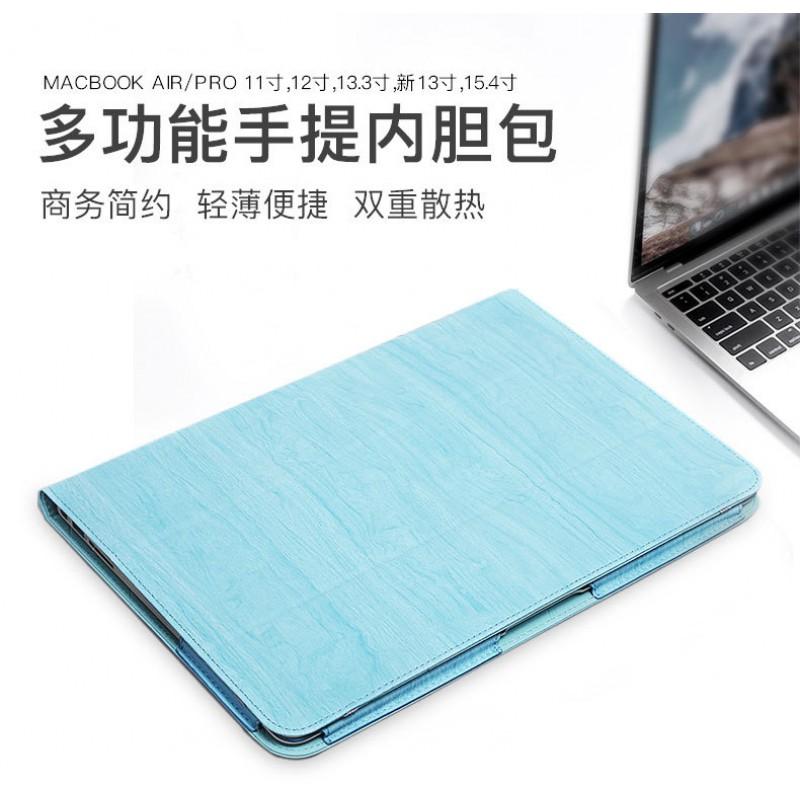 Тонкий чехол-конверт из ТПУ для ноутбука MacBook Air 13 дюймов Pro, противоударный, дизайн под дерево