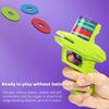 Children Carrot Saucer Gun Flying Saucer Guns Kids Fun Toys EVA Soft Bullets Toy Gun Pistol Toy Kids Outdoor Battle Sport Toys