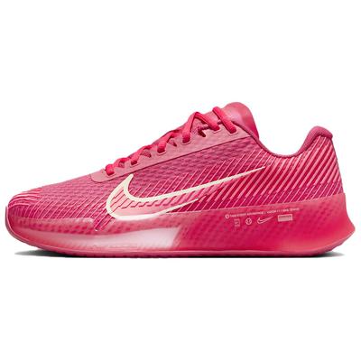 Court Air Zoom Vapor 11 HC Aster Розовые женские кроссовки Hot-Punch White Crimson-Tint DR6965-600